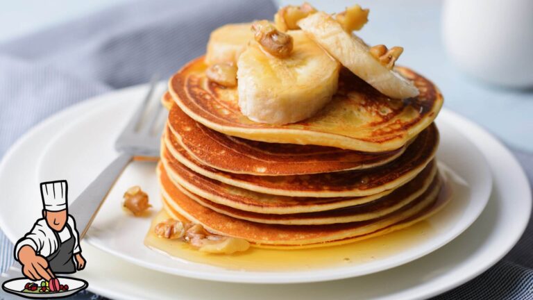 Eggless Banana Pancake Recipe